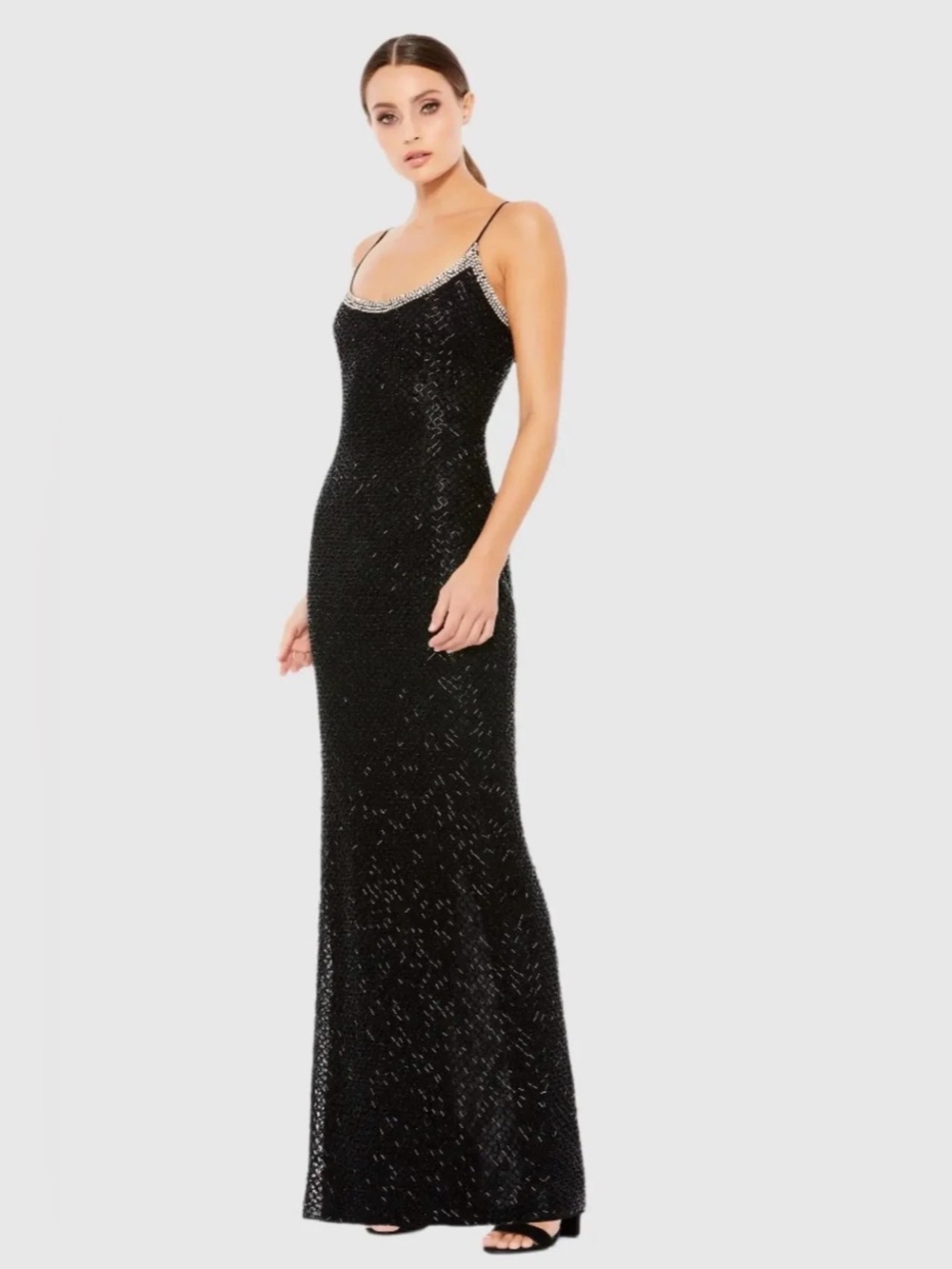 NWT MAC DUGGAL BEADED DRESS SIZE 10